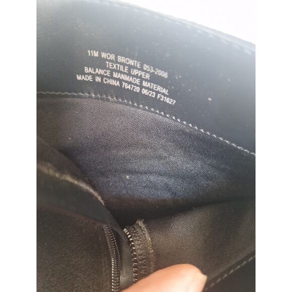 Worthington Brontë Black Suede Heeled Ankle Boots 11M Memory Foam- NIB - Picture 6 of 9